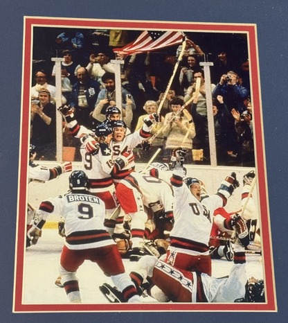 1980 Miracle ICE Hockey ALL 20 On Team Signed Framed USA Flag Auto JSA Eruzione