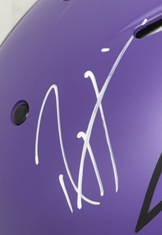 Ray Lewis Ed Reed Suggs Ravens Signed FS Rave Speed Authentic Helmet Auto BAS