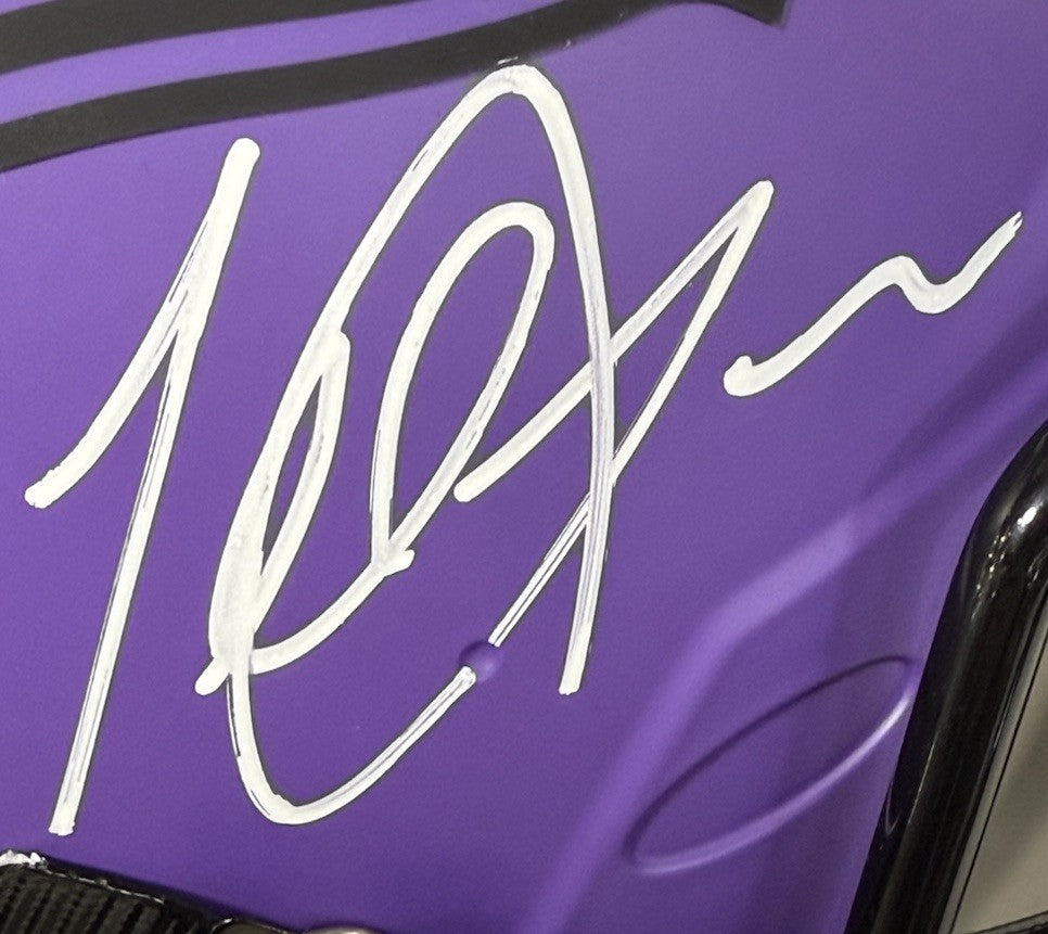 Ray Lewis Ed Reed Suggs Ravens Signed FS Rave Speed Authentic Helmet Auto BAS