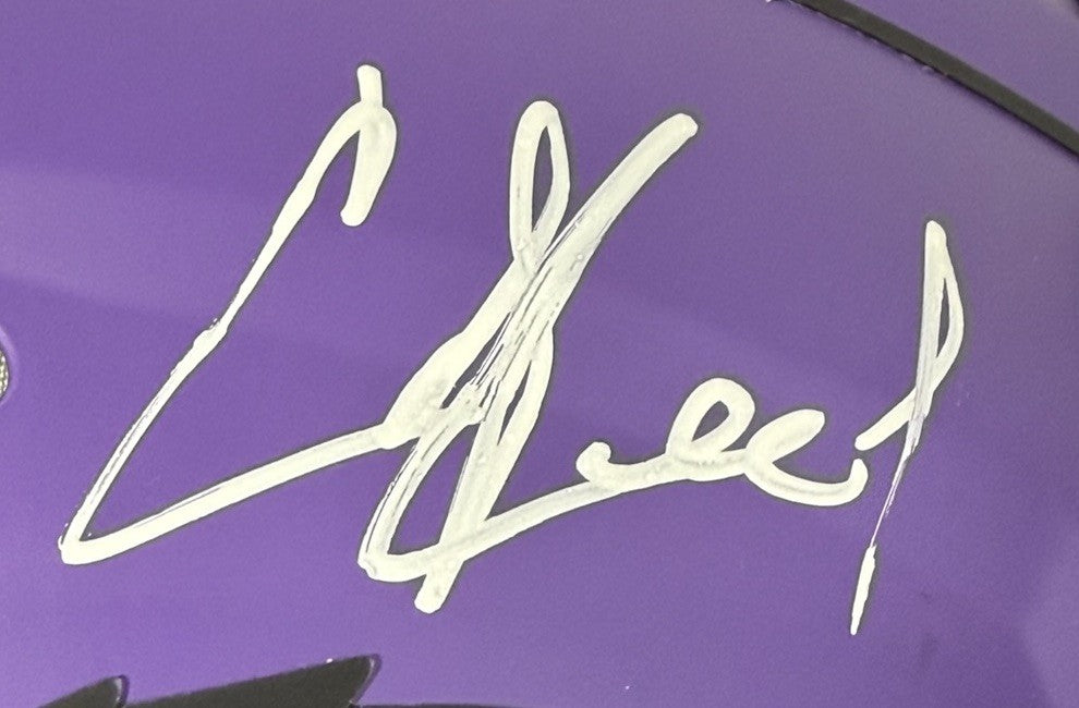 Ray Lewis Ed Reed Suggs Ravens Signed FS Rave Speed Authentic Helmet Auto BAS