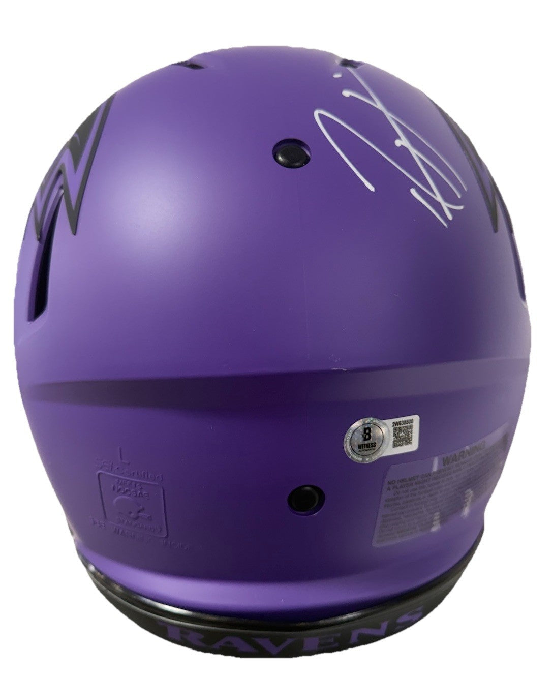 Ray Lewis Ed Reed Suggs Ravens Signed FS Rave Speed Authentic Helmet Auto BAS