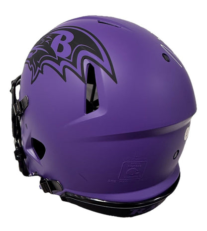 Ray Lewis Ed Reed Suggs Ravens Signed FS Rave Speed Authentic Helmet Auto BAS