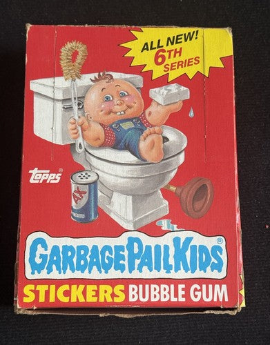 Topps Garbage Pail Kids Series 6 Complete 48 Wax Pack Box GPK Crisp Clean