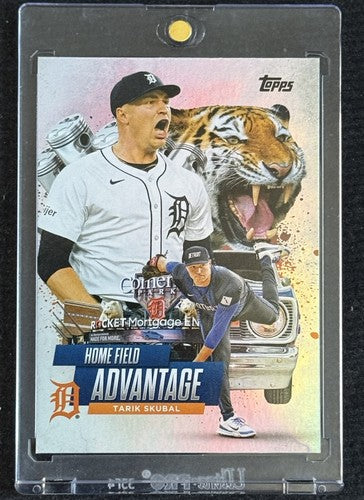 2025 Topps Update Tarik Skubal Tigers SP Home Field Advantage #HA-46 A Mint Case