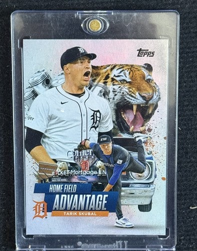 2025 Topps Update Tarik Skubal Tigers SP Home Field Advantage #HA-46 A Mint Case