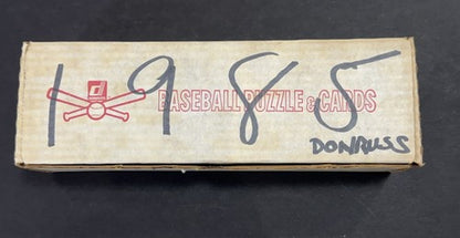 1985 DONRUSS BASEBALL COMPLETE FACTORY SEALED SET w/ PUZZLE 1-660 GEM MINT NEW