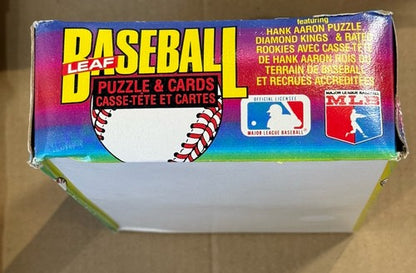 1986 Donruss Leaf Baseball Unopened Wax Box Mint 36 Packs Fred McGriiff Rc Fasc