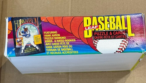 1986 Donruss Leaf Baseball Unopened Wax Box Mint 36 Packs Fred McGriiff Rc Fasc