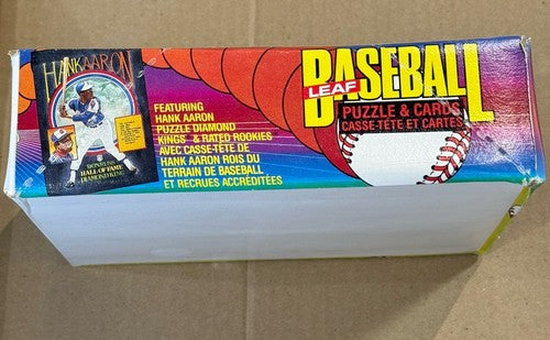 1986 Donruss Leaf Baseball Unopened Wax Box Mint 36 Packs Fred McGriiff Rc Fasc