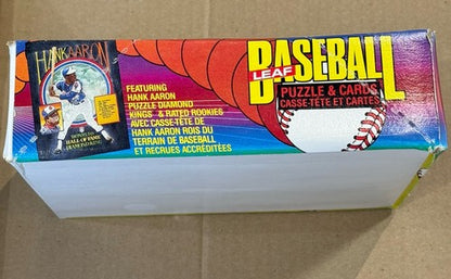 1986 Donruss Leaf Baseball Unopened Wax Box Mint 36 Packs Fred McGriiff Rc Fasc