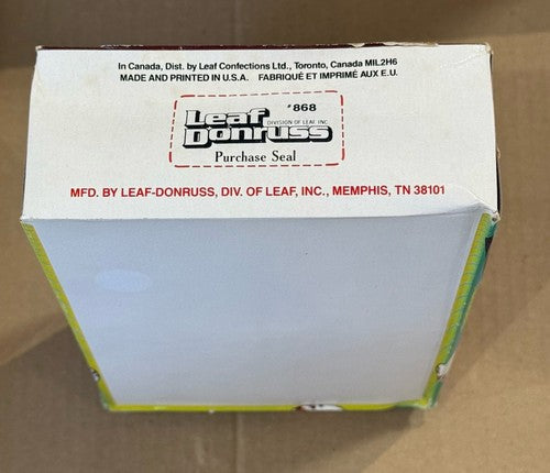 1986 Donruss Leaf Baseball Unopened Wax Box Mint 36 Packs Fred McGriiff Rc Fasc
