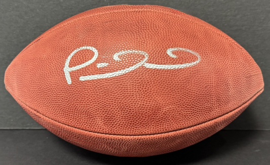 Patrick Mahomes Signed Wilson Pro Duke Football Auto Fanatics KC Chiefs SB MVP