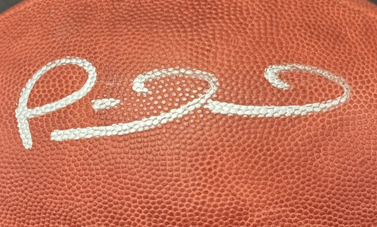 Patrick Mahomes Signed Wilson Pro Duke Football Auto Fanatics KC Chiefs SB MVP