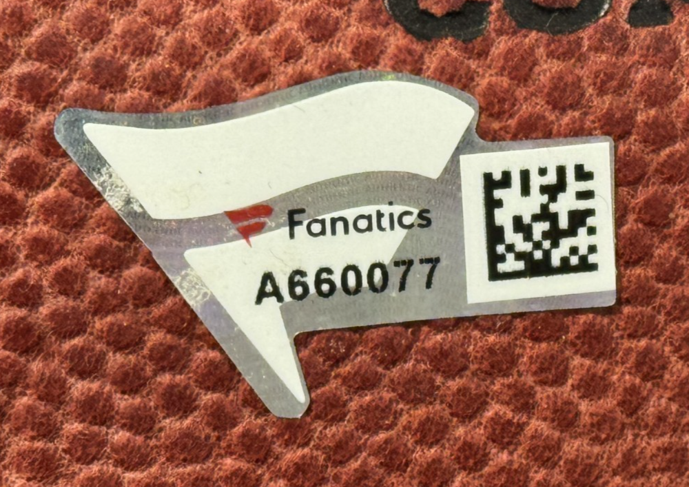 Patrick Mahomes Signed Wilson Pro Duke Football Auto Fanatics KC Chiefs SB MVP