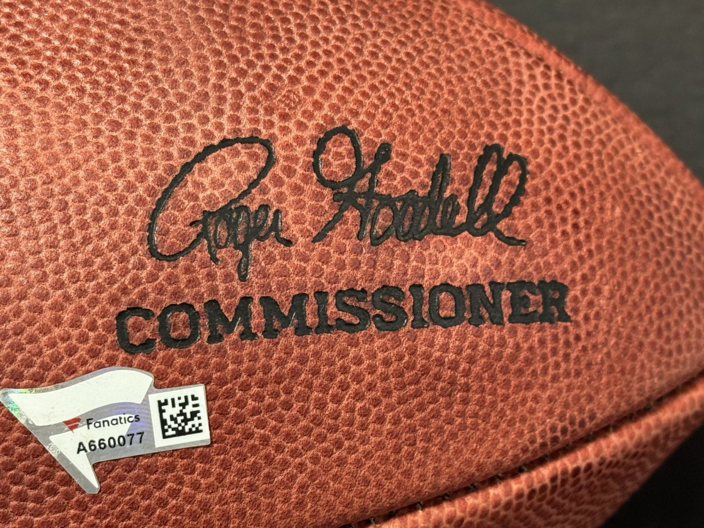 Patrick Mahomes Signed Wilson Pro Duke Football Auto Fanatics KC Chiefs SB MVP