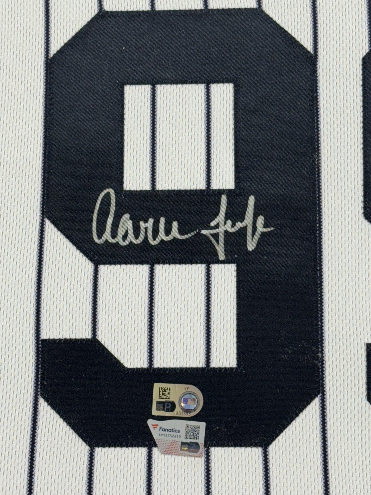 Aaron Judge Signed Nike Jersey Framed LED Shadowbox Auto MLB Fanatics Yankees