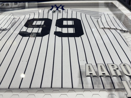 Aaron Judge Signed Nike Jersey Framed LED Shadowbox Auto MLB Fanatics Yankees