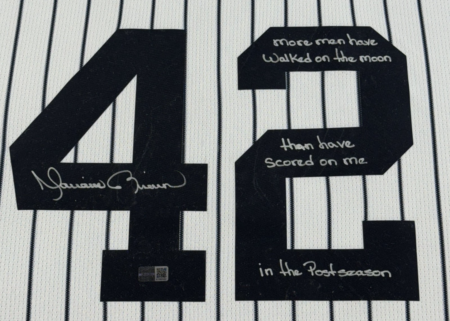 Mariano Rivera Signed Jersey Moon ins Framed LED Shadowbox Auto Steiner Yankees