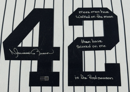Mariano Rivera Signed Jersey Moon ins Framed LED Shadowbox Auto Steiner Yankees