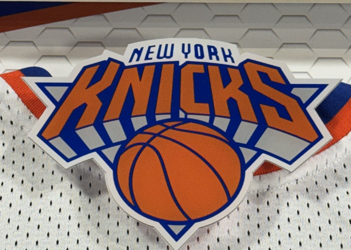 Patrick Ewing Signed M&N NY Knicks Jersey Framed LED Shadowbox Auto Steiner COA