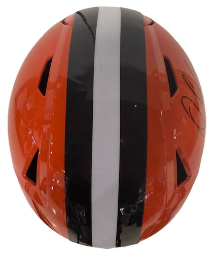 Quinshon Judkins Cleveland Browns Signed Speed Flex Midi Helmet Beckett Coa