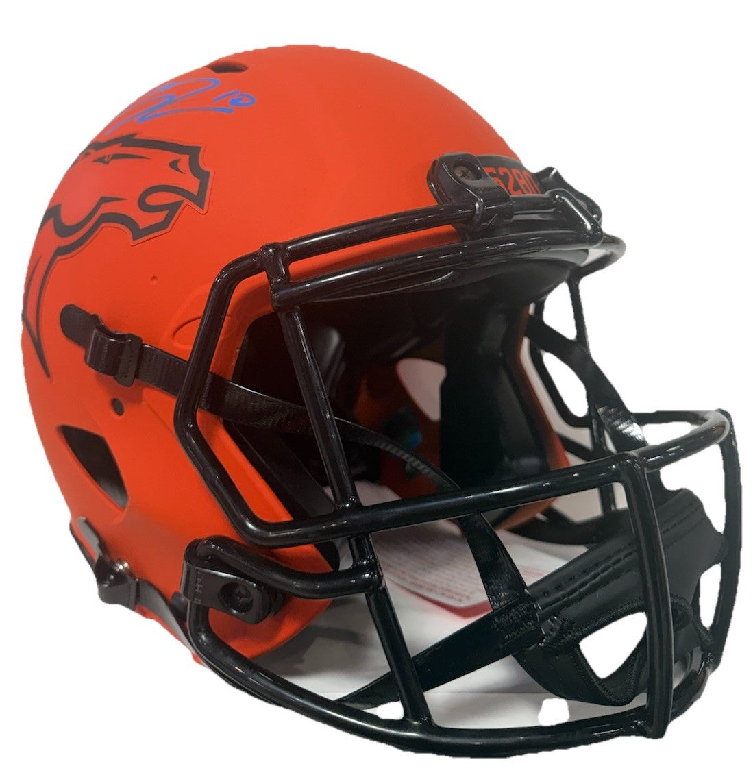 Bo Nix Denver Broncos Signed FS Rave Speed Authentic Helmet Auto Beckett COA