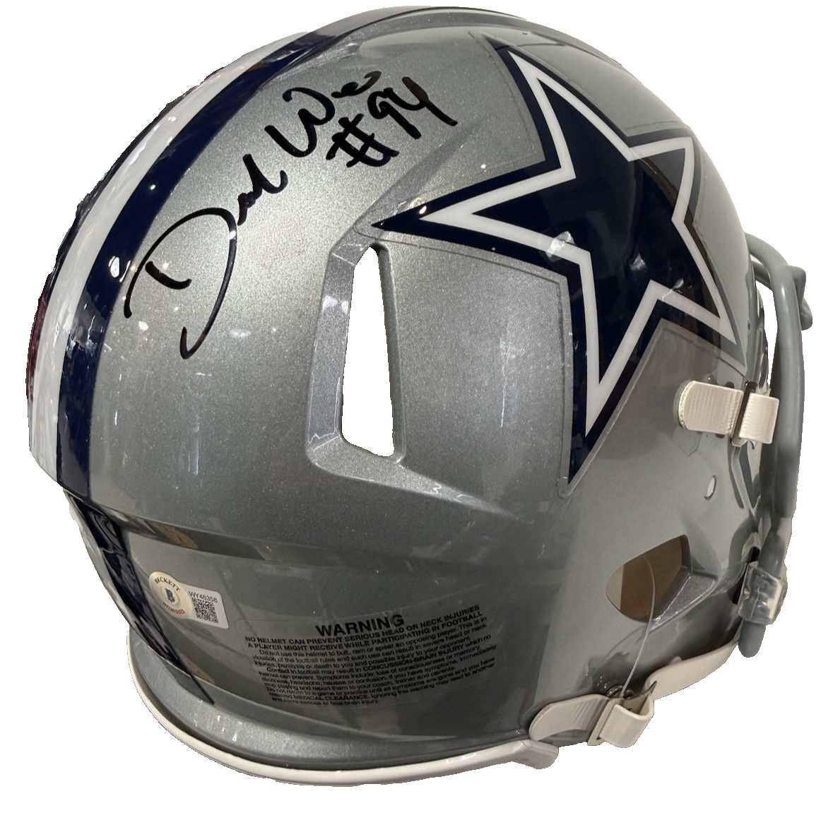 Demarcus Ware Signed FS Speed Authentic Helmet Auto Beckett COA Dallas Cowboys