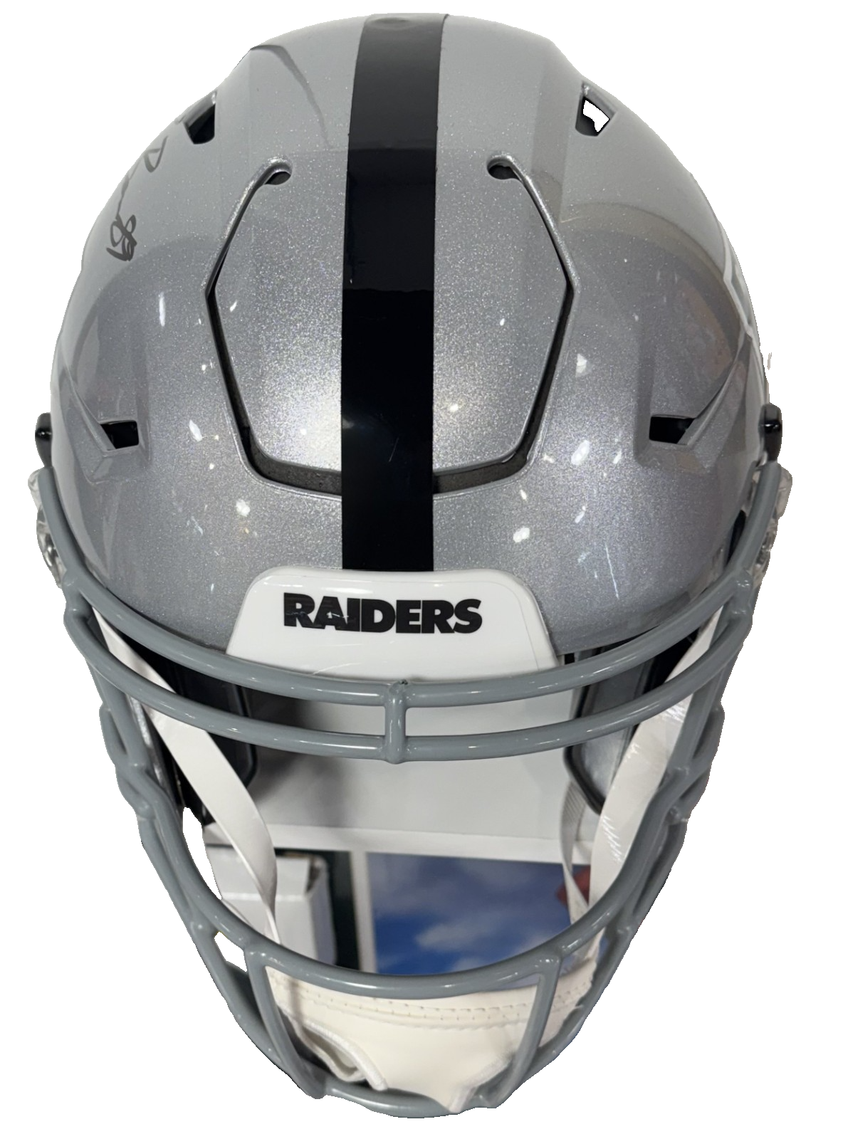 Brock Bowers Signed FS Speed Flex Authentic Helmet LV Raiders Auto BAS COA