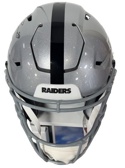 Brock Bowers Signed FS Speed Flex Authentic Helmet LV Raiders Auto BAS COA
