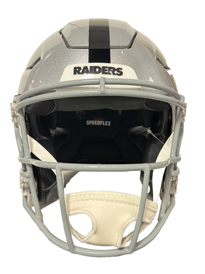 Brock Bowers Signed FS Speed Flex Authentic Helmet LV Raiders Auto BAS COA