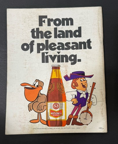 1970 World Series Orioles vs. Reds Official Program Unscored Pete Rose Bench