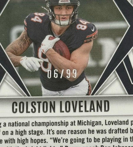 2025 Panini Phoenix Colston Loveland Rookie Bronze PANDORA Mint Auto /99 Bears