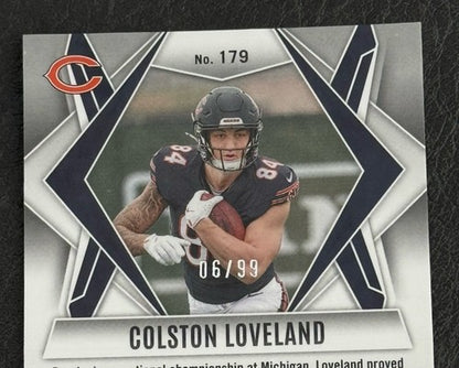 2025 Panini Phoenix Colston Loveland Rookie Bronze PANDORA Mint Auto /99 Bears