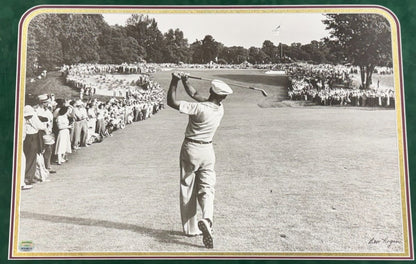 1950 US Open Ben Hogan Signed 16x20 Photo Framed w/ Check LE/500 Auto Fanatics