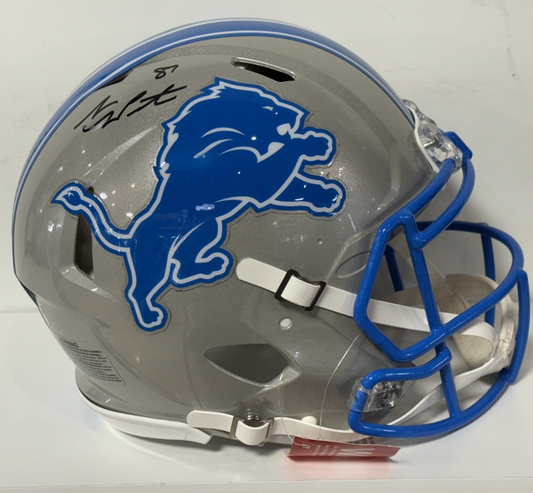 Sam LaPorta Signed FS Speed Authentic Helmet Auto Fanatics Coa Detroit Lions
