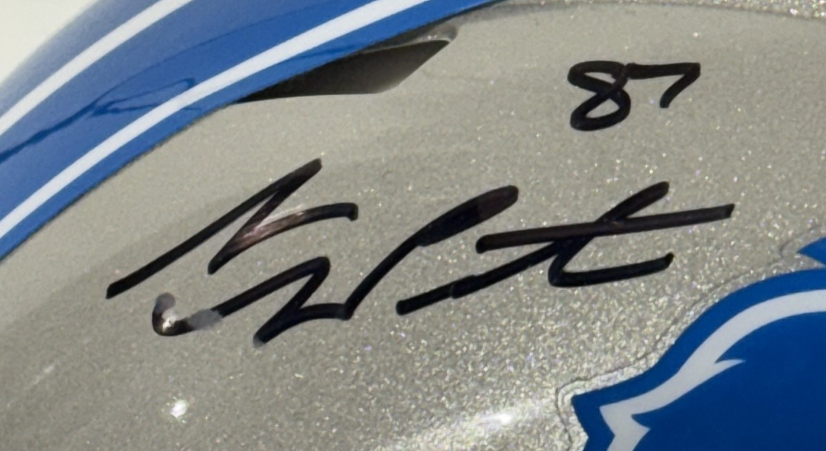 Sam LaPorta Signed FS Speed Authentic Helmet Auto Fanatics Coa Detroit Lions