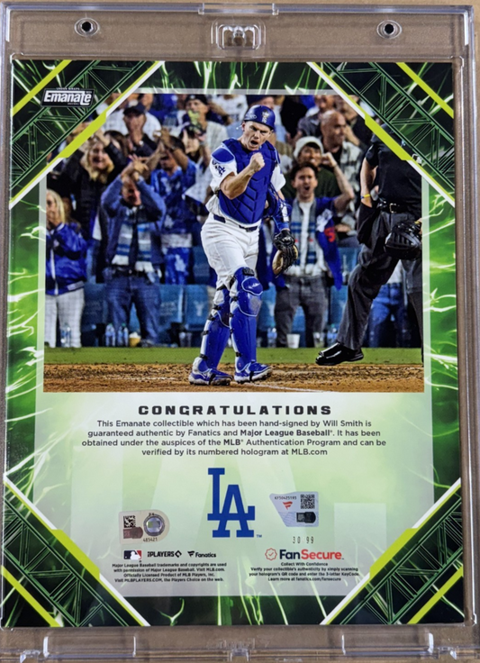 Under Wraps Will Smith Signed 8x10 Emanate 2024 Photo /99 Dodgers Auto Fanatics