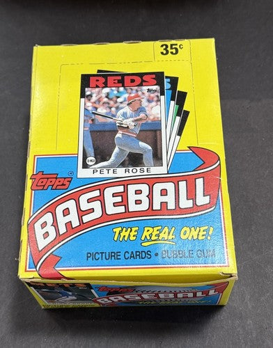 1986 TOPPS BASEBALL Factory Wax Box MINT 36 PACKS FROM CASE BEAUTIFUL CRISP BOX