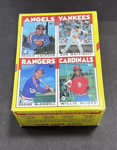 1986 TOPPS BASEBALL Factory Wax Box MINT 36 PACKS FROM CASE BEAUTIFUL CRISP BOX