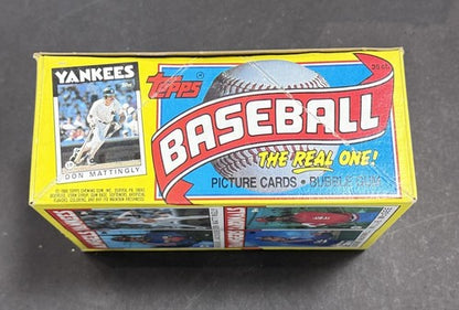 1986 TOPPS BASEBALL Factory Wax Box MINT 36 PACKS FROM CASE BEAUTIFUL CRISP BOX