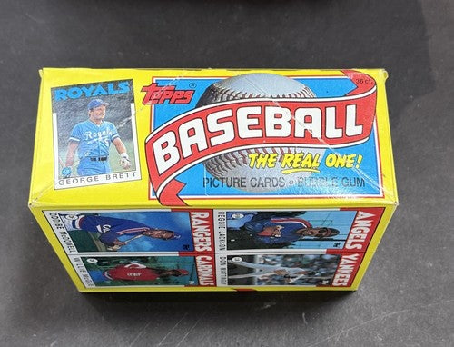 1986 TOPPS BASEBALL Factory Wax Box MINT 36 PACKS FROM CASE BEAUTIFUL CRISP BOX