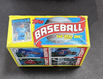 1986 TOPPS BASEBALL Factory Wax Box MINT 36 PACKS FROM CASE BEAUTIFUL CRISP BOX