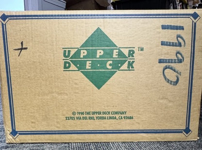 1990 Upper Deck Baseball Factory Wax Box Low Case 20 UD Hobby Boxes All Sealed