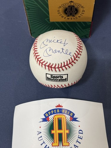 Mickey Mantle Signed Sports Illustrated S.i Baseball UDA Coa Exclusive Rare HOF