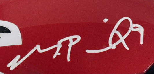 Michael Penix Jr Signed Speed Flex Throwback FS Helmet ATL Falcons Auto BAS COA