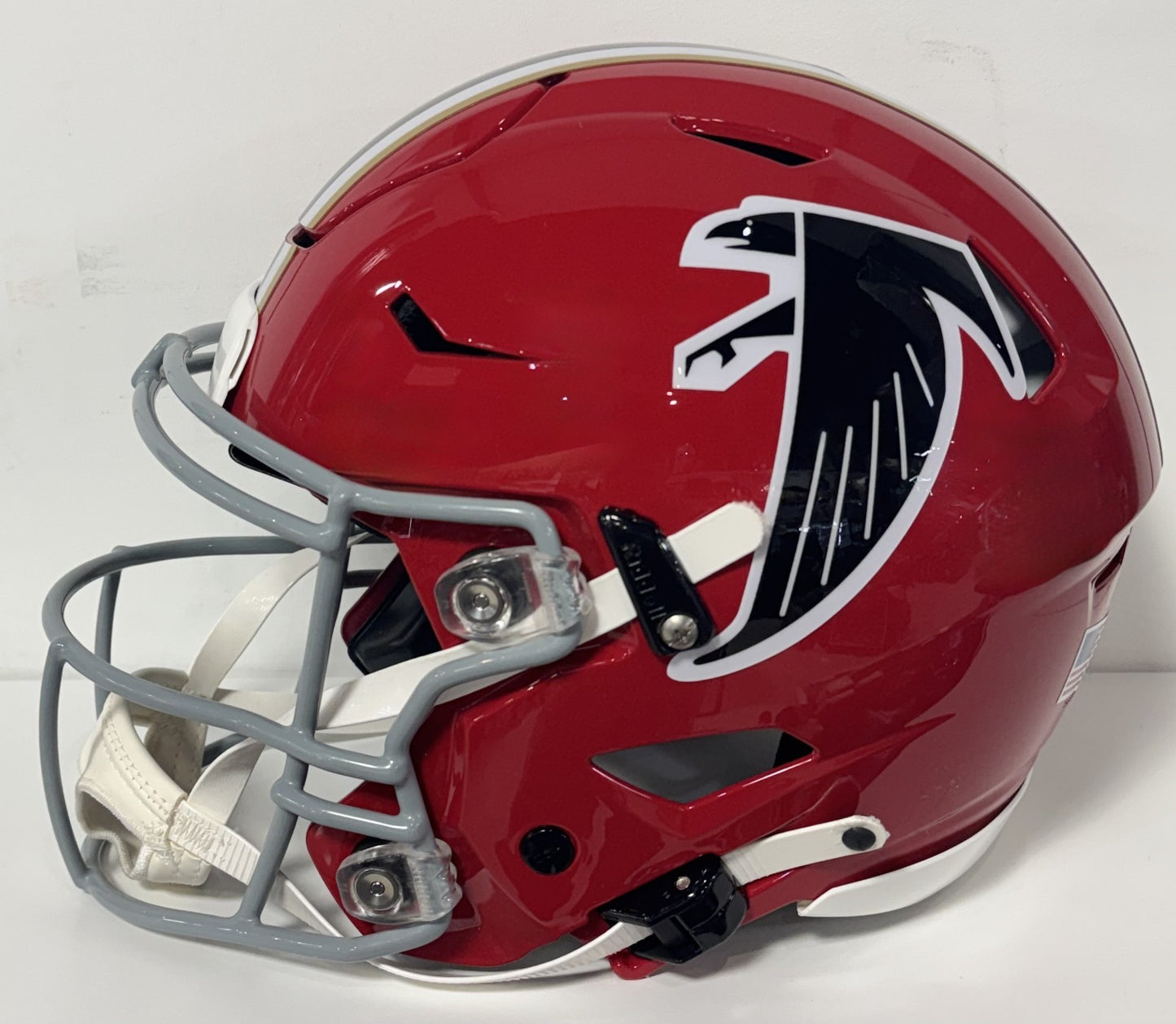 Michael Penix Jr Signed Speed Flex Throwback FS Helmet ATL Falcons Auto BAS COA