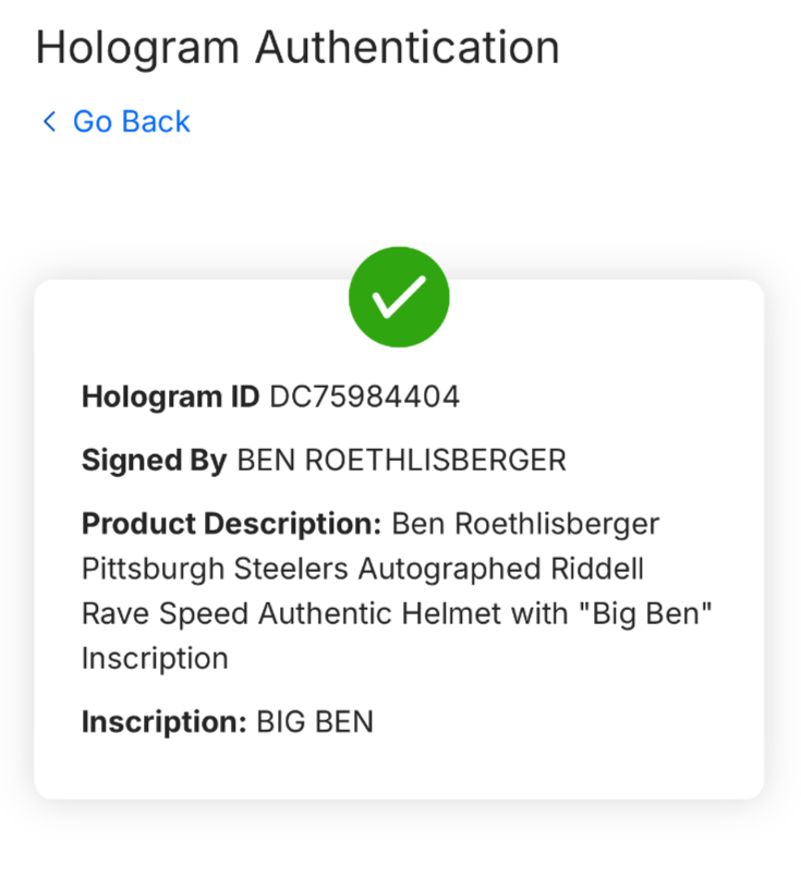 Ben Roethlisberger Signed Rave Speed Auth Helmet Big Ben Auto Steelers Fanatics