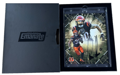 Under Wraps Chase Brown Signed 8x10 Emanate Photo 01/50 Bengals Auto Fanatics