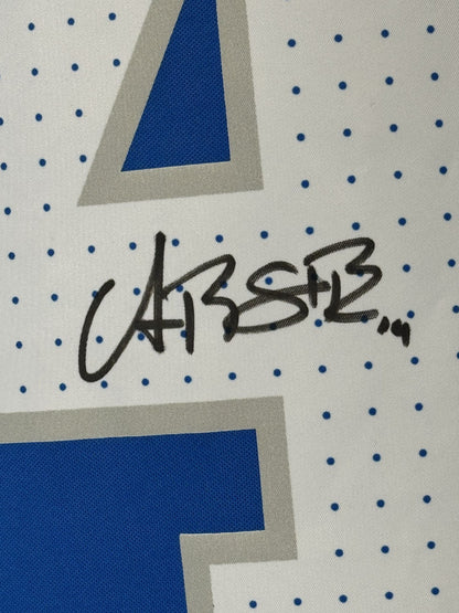 Amon Ra St Brown Signed Nike Blue Vapor Fuse Limited Jersey Lions Auto Fanatics
