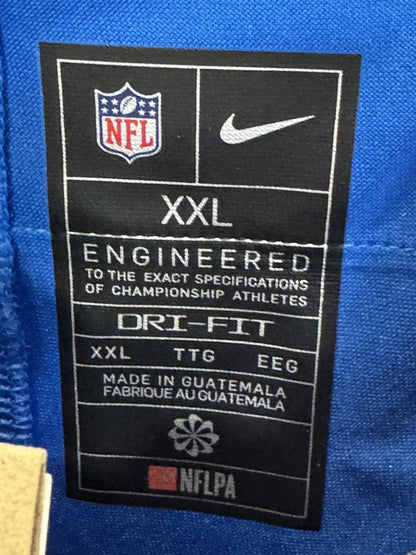 Amon Ra St Brown Signed Nike Blue Vapor Fuse Limited Jersey Lions Auto Fanatics